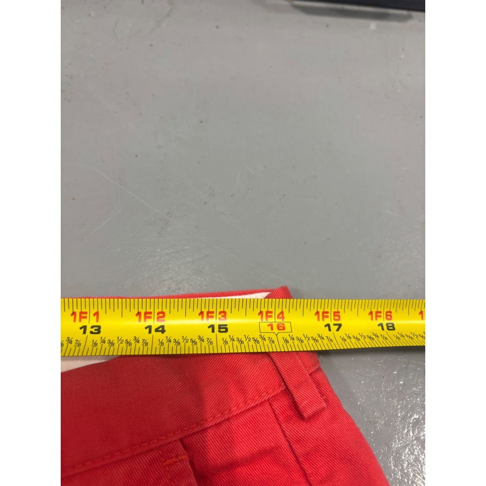 Polo Ralph Lauren Mens Red Chino Pants 35x30 Straight Leg 100% Cotton Twill - Picture 5 of 8